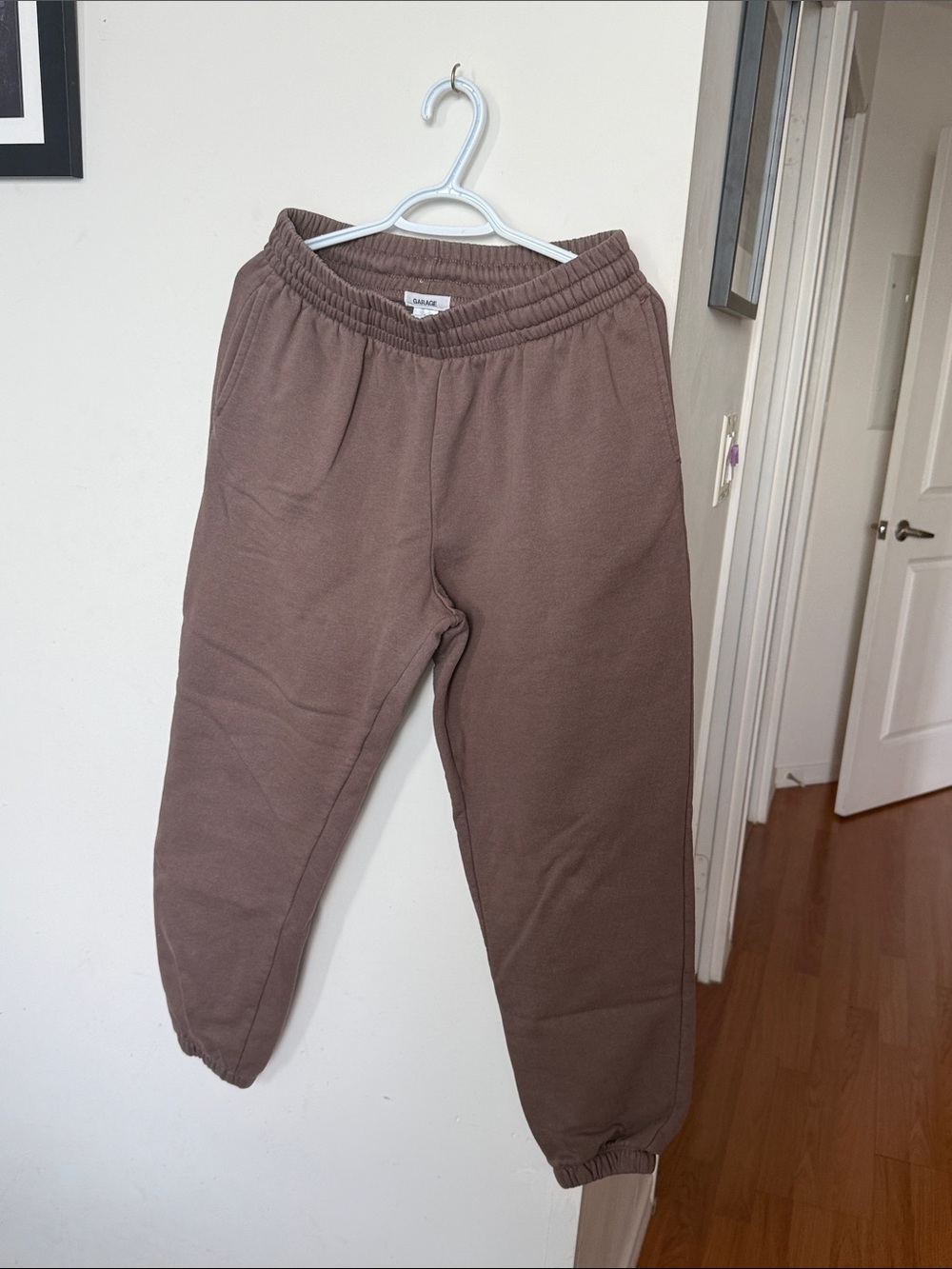 Womens Garage Brown Jogger Pants